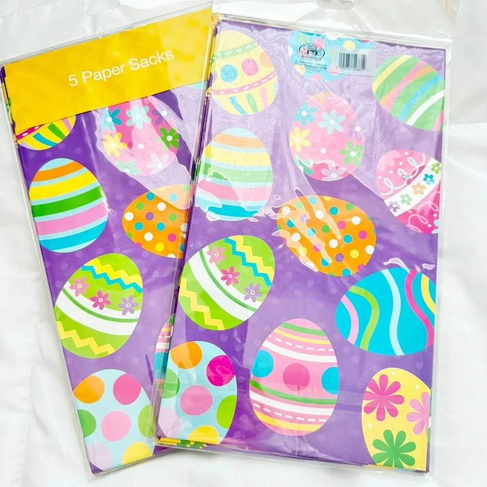 Colorful Easter Egg Paper Sacks